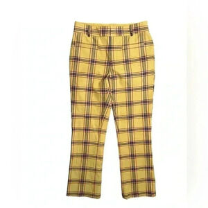 The Essential Collection-Anthropologie Women's Plaid Cropped Pants-Size 2